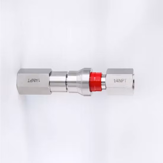 Acoplamiento de montaje de tubo de conexión rápida de metal recto Sf