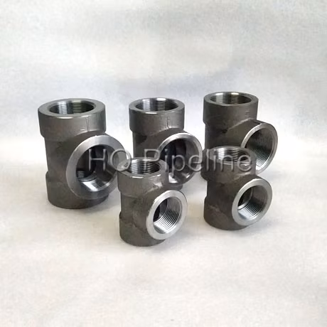 ANSI ASME B16.11 Acero al carbono SA/A105 Acero inoxidable SS304 SS316 2000#/3000lbs/6000lbs NPT Rosca roscada/Soldadura por zócalo/Accesorios de tubería forjados de soldadura